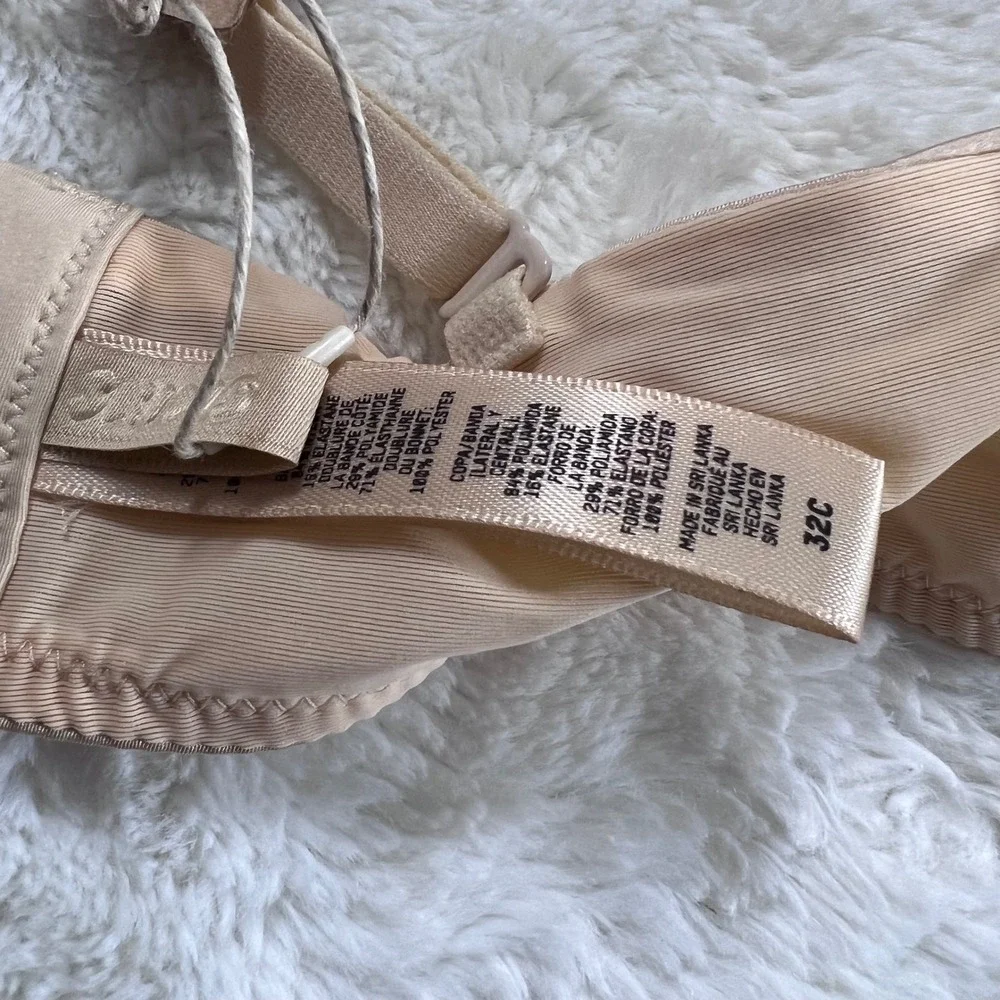 Skims Ultimate Push-Up Strapless Bra Sand Beige Multi-Way 32C BA-BAN-3208 NEW - Picture 10 of 11